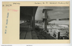 Bathing pool under construction c1932